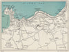 ST. IVES vintage town/city plan. Cornwall. WARD LOCK 1912 old antique map