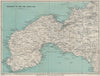 PENZANCE, ST. IVES & LAND'S END. Camborne Hayle Cornwall. WARD LOCK 1930 map