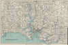 PLYMOUTH & TAMAR VALLEY. Liskeard Tavistock Devonport Looe Saltash 1933 map
