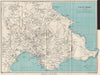 TORQUAY vintage town/city plan. Devon. WARD LOCK 1951 old vintage map chart