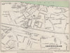 SHERINGHAM vintage town/city plan. Norfolk. WARD LOCK 1950 old vintage map