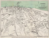 CROMER vintage town/city plan. Norfolk. WARD LOCK 1950 old vintage map chart
