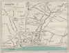 SIDMOUTH vintage city town plan. Devon. WARD LOCK 1929 old vintage map chart
