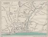 SIDMOUTH vintage city town plan. Devon. WARD LOCK 1929 old vintage map chart