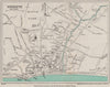 SIDMOUTH vintage town/city plan. Devon. WARD LOCK 1948 old vintage map chart