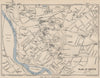 EXETER vintage town/city plan. Devon. WARD LOCK 1948 old vintage map chart