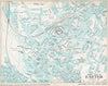 STREET EXETER vintage town/city plan. Devon. WARD LOCK 1966 old vintage map