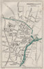 STRATFORD-UPON-AVON  vintage town/city plan. Warwickshire. WARD LOCK 1922 map