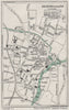 STRATFORD-UPON-AVON vintage town/city plan. Warwickshire. WARD LOCK 1950 map