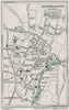 STRATFORD-UPON-AVON vintage town/city plan. Warwickshire. WARD LOCK 1950 map