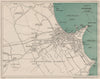 SWANAGE vintage town/city plan. Dorset. WARD LOCK 1922 old antique map chart