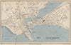 WEYMOUTH vintage town/city plan. Dorset. WARD LOCK 1953 old vintage map chart