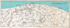 NORFOLK COAST. Cromer & Sheringham environs. North Walsham Mundesley 1965 map
