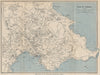 TORQUAY vintage town/city plan. Devon. WARD LOCK 1936 old vintage map chart