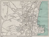 PAIGNTON vintage town/city plan. Devon. WARD LOCK 1936 old vintage map chart