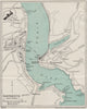 DARTMOUTH vintage town/city plan. Devon. WARD LOCK 1936 old vintage map chart