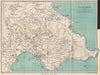TORQUAY vintage town/city plan. Devon. WARD LOCK 1954 old vintage map chart