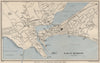 WEYMOUTH vintage town/city plan. Dorset. WARD LOCK 1947 old vintage map chart