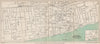 CENTRAL WORTHING vintage city/town plan. Sussex. WARD LOCK 1950 old map