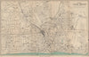 CENTRAL BRIGHTON vintage city/town plan. Sussex. WARD LOCK 1950 old map