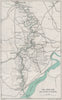 RIVER WYE VALLEY. Hereford-Ross-Monmouth-Chepstow-Severn. WARD LOCK 1953 map