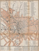 BUCHAREST BUCURESTI Bucarest vintage town/city plan. Romania 1938 old map
