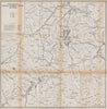 CEAHLAU MASSIF BICAZ GORGE Lacul Roșu vintage tourist map. Romania 1938