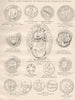 FREEMASONRY. Seals and Tokens of French & German Guilds. France Germany 1882
