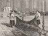 FREEMASONRY. The Profession of a Benedictine Monk 1882 old antique print