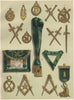 FREEMASONRY. Grand Lodge Jewels & Scottish Provincial Grand Lodge Regalia 1882