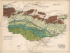 KENT Geological map. STANFORD 1913 old antique vintage plan chart
