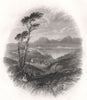 Bantry Bay. Ireland 1835 old antique vintage print picture
