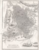 Antique THE LAKES OF KILLARNEY map by Alfred ADLARD. Ireland 1835 old