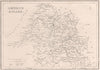Antique LIMERICK & CLARE county map by Alfred ADLARD. Ireland 1835 old