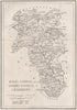 Antique KING'S & QUEEN'S COUNTY & KILKENNY map. ADLARD. Offaly Laois 1835
