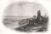 Arklow, Wicklow. Ireland 1835 old antique vintage print picture