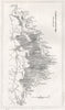The coast near The Giant's Causeway. Ulster, Ireland 1835 old antique map