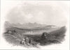 Achill, Mayo. Ireland 1835 old antique vintage print picture