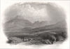 The Killeries (Twelve Bens, Killary harbour), Galway. Ireland 1835 old print