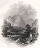 Errive (Erriff river). The Entrance to Connemara from Mayo. Ireland 1835 print