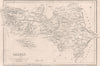 Antique GALWAY county map by Alfred ADLARD. Ireland 1835 old chart