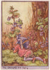 Ground Ivy Fairy by Cicely Mary Barker. Wayside Flower Fairies c1948 old print