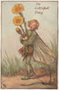 Colt's foot Fairy by Cicely Mary Barker. Spring Flower Fairies c1935 old print