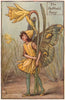 Daffodil Fairy by Cicely Mary Barker. Spring Flower Fairies c1935 old print