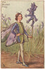 Bluebell Fairy by Cicely Mary Barker. Spring Flower Fairies c1935 old print