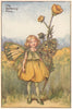 Buttercup Fairy by Cicely Mary Barker. Summer Flower Fairies c1935 old print