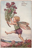 Heather Fairy by Cicely Mary Barker. Summer Flower Fairies c1935 old print
