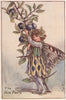 Sloe Fairy by Cicely Mary Barker. Autumn Flower Fairies c1935 old print