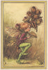 Burdock Fairy by Cicely Mary Barker. Winter Flower Fairies 1985 old print