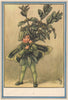 Box Tree Fairy by Cicely Mary Barker. Winter Flower Fairies 1985 old print